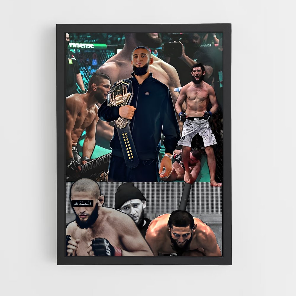 Poster Le Combat des Titans – affiche MMA (vue 2)